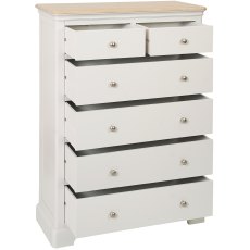 Broadway 2 Over 4 Chest in Grey Mist