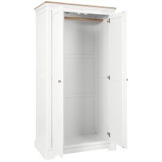 Broadway Double Wardrobe in White