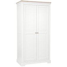 Broadway Double Wardrobe in White