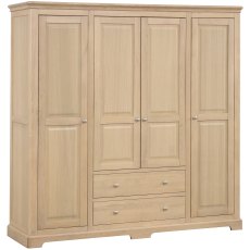 Broadway Quadrouble Wardrobe in Oak