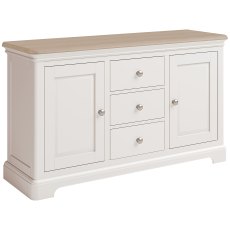 Broadway 2 Door 3 Drawer Sideboard in Grey Mist Broadway 2 Door 3 Drawer Sideboard in Grey Mist