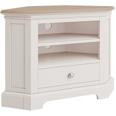 Broadway Corner TV Unit in Grey Mist Broadway Corner TV Unit in Grey Mist