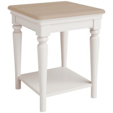 Broadway Lamp Table in Grey Mist