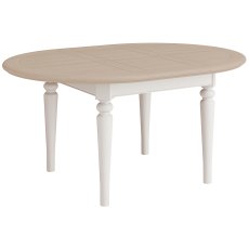 Broadway Round Extending Dining Table in Grey Mist