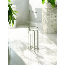 Showerdrape Dante Sage Toilet Roll & Spare Paper Holder