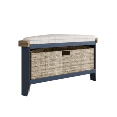 Heritage Editions Blue Corner Hall Bench