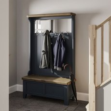 Heritage Editions Blue Hall Bench Unit Heritage Editions Blue Hall Bench Unit