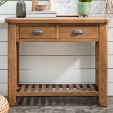 Manor Oak Console Table Manor Oak Console Table