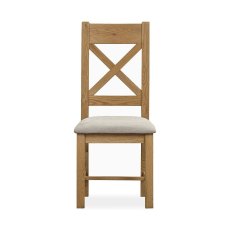 Manor Oak Cross Back Dining Chair