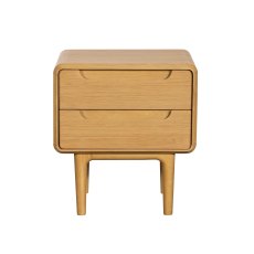 G Plan Winchester 2 Drawer Bedside Table