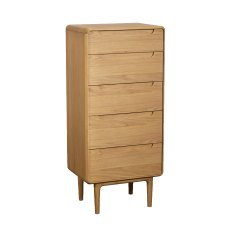 G Plan Winchester 5 Drawer Tall Chest with Mirror