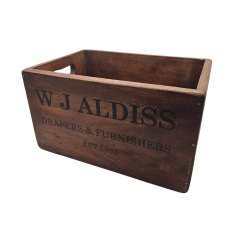 Norfolk & Co Large Vintage Aldiss Storage Crate Norfolk & Co Large Vintage Aldiss Storage Crate