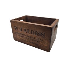 Norfolk & Co Medium Vintage Aldiss Storage Crate Norfolk & Co Medium Vintage Aldiss Storage Crate