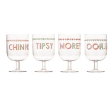 Yvonne Ellen Set Of 4 Picnic Wine Glasses Yvonne Ellen Set Of 4 Picnic Wine Glasses