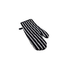 Butchers Stripe Navy Single Oven Glove