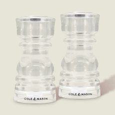 Cole & Mason London Acrylic Salt & Pepper Shaker Set Cole & Mason London Acrylic Salt & Pepper Shaker Set