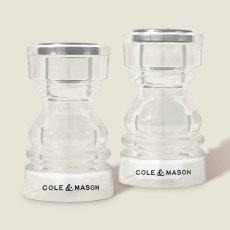 Cole & Mason London Acrylic Mini Salt & Pepper Shaker Set Cole & Mason London Acrylic Mini Salt & Pepper Shaker Set