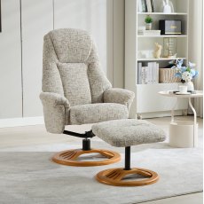 Aruba Chair and Stool Set in Frost Aruba Chair and Stool Set in Frost