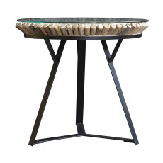 Iona Round Lamp Table