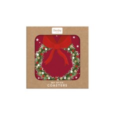 Denby Joy Wreath Set of 6 Coasters