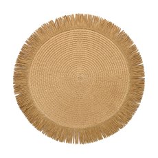Denby Tan Natural Round Set of 4 Placemats