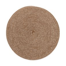 Denby Brown Cotton Round Set of 4 Placemats Denby Brown Cotton Round Set of 4 Placemats