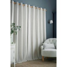 Laura Ashley Cornish Stripe Slate Blue Curtains
