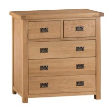 Norfolk Oak 2 Over 3 Chest of Drawers Norfolk Oak 2 Over 3 Chest of Drawers