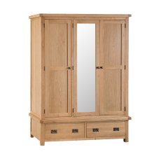 Norfolk Oak 3 Door Wardrobe Norfolk Oak 3 Door Wardrobe