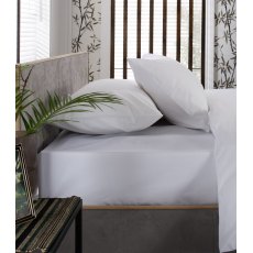 The Lyndon Company Nordcliff White Deep Fitted Sheet The Lyndon Company Nordcliff White Deep Fitted Sheet