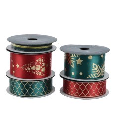 Kaemingk Festive Polyester Ribbon