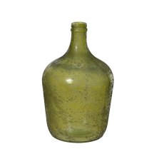 Kaemingk Green Recycled Glass Silk Finish Vase Kaemingk Green Recycled Glass Silk Finish Vase