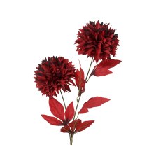 Kaemingk Red Double Chrysanthemum on Stem Kaemingk Red Double Chrysanthemum on Stem