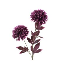 Kaemingk Purple Double Chrysanthemum on Stem