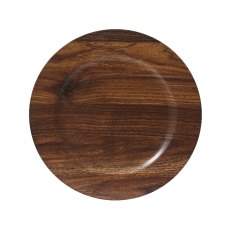 Kaemingk Wood Look Deco Plate