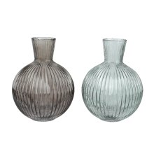 Kaemingk Round Textured Glass Vase