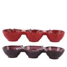 Kaemingk Triple Tapas Bowl