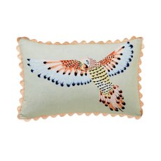 Yvonne Ellen Parrot Sage Cushion