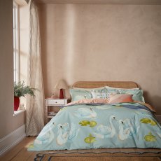 Yvonne Ellen Sister Swans Aqua Duvet Cover Set Yvonne Ellen Sister Swans Aqua Duvet Cover Set