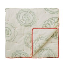 Yvonne Ellen Vintage Fresh Sage Plates Throw Yvonne Ellen Vintage Fresh Sage Plates Throw