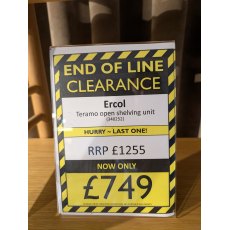 Ercol Teramo Open Shelving Unit - EX DISPLAY