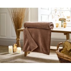 Deyongs Snuggle Touch Throw Umber
