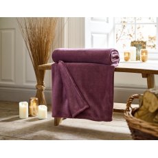 Deyongs Snuggle Touch Throw Magenta