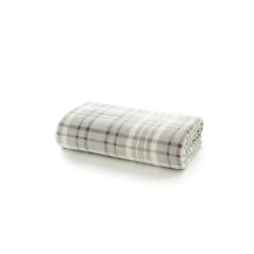 Deyongs Snuggle Touch Check Throw Dark Grey Deyongs Snuggle Touch Check Throw Dark Grey