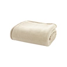 Deyongs Hazelwood Sherpa Throw Oyster Grey