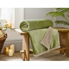 Deyongs Hazelwood Sherpa Throw Sage