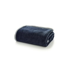 Deyongs Hazelwood Sherpa Throw Navy