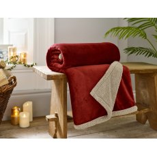 Deyongs Hazelwood Sherpa Throw Wine