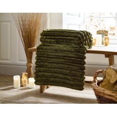 Deyongs Alnwich Ribbed Throw Fern