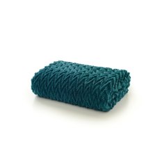 Deyongs Tadcaster Fleece Throw Teal